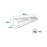 Cortina de ar VEC1800C Inox medidas