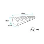 Cortina de ar VEC1800C Inox medidas