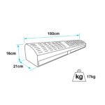 Cortina de ar VEC1800C medidas